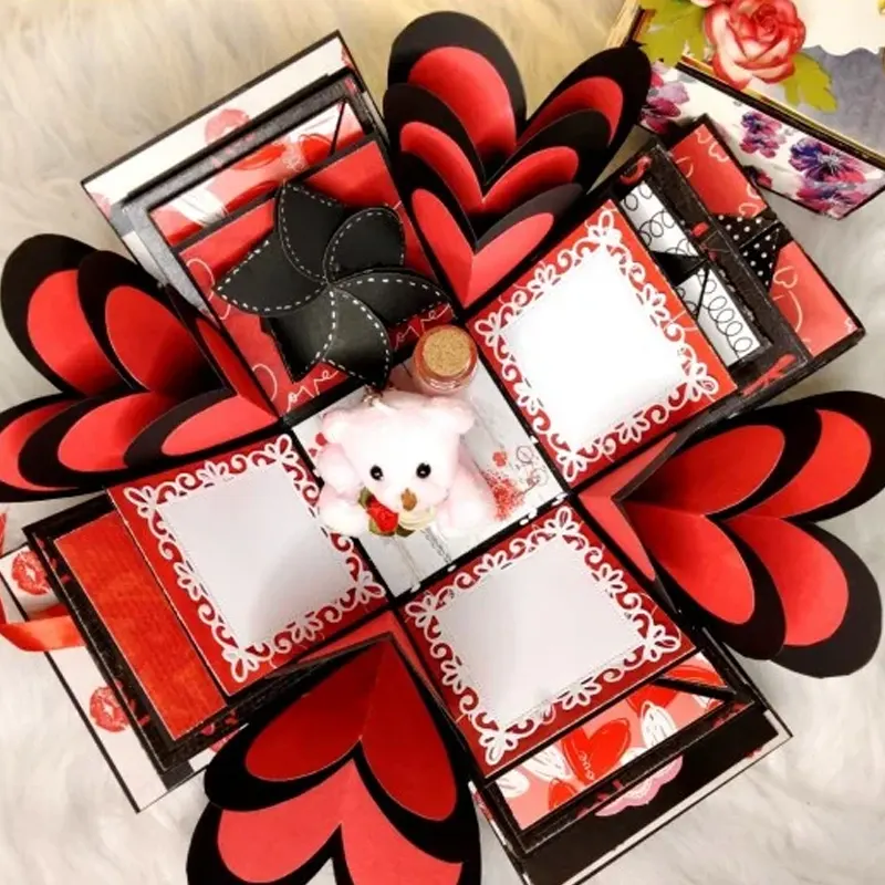 Layer Love Birthday Explosion box